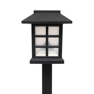 Home MX716 napelemes kerti lámpa, 12db-os display, műanyag, 2 db hidegfehér LED, kültéri, beltéri