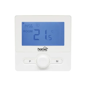 Home THE25W digitális termosztát, falra szerelhető, programozható, ablaknyitás-érzékelés, fagyvédelmi funkció, fehér