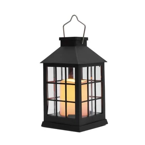 Home MXLTN1 napelemes lámpás, 12db melegfehér LED, valósághű lángeffekt, akkumulátor, 6db-os display