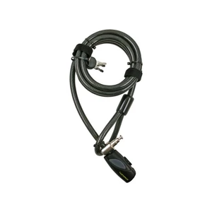 STANLEY S741-163 családi kulcskábeles kerékpár zár, 3 kulcsos, 2400 mm hosszúság