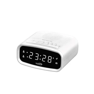 HAUSER TCL-8025W digitális ébresztőórás FM rádió, LED kijelző, 2 féle ébresztés, fehér színű