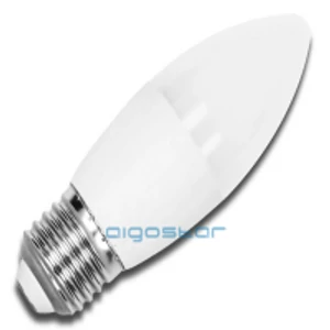 LED GYERTYA IZZÓ, ÉGŐ E27 FOGLALAT, 230V 7W