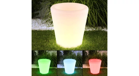Világítsd ki kertedet a LED virágcseréppel