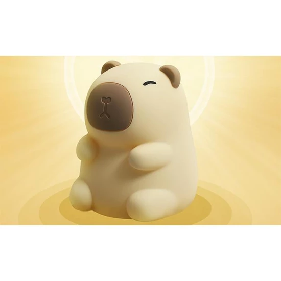 Capybara gyerek LED éjszakai lámpa RGBWW