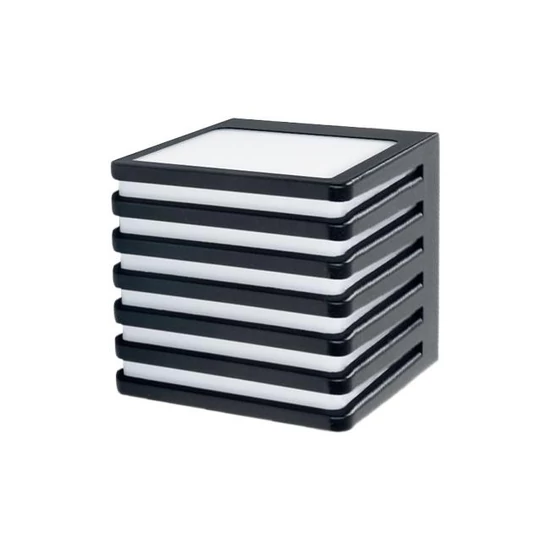 Cube-3 GX53 építészeti lámpatest, fekete	