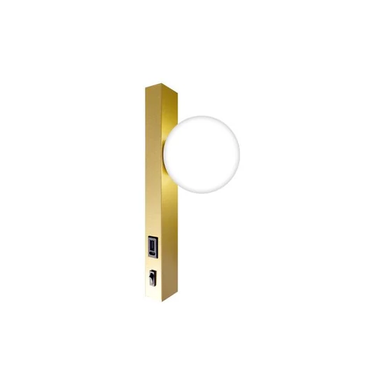 Bali-10 G9 USB A+C olvasólámpa, kapcsolóval