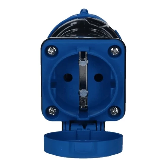 Ipari - háztartási csatlakozó adapter 250V 16A
