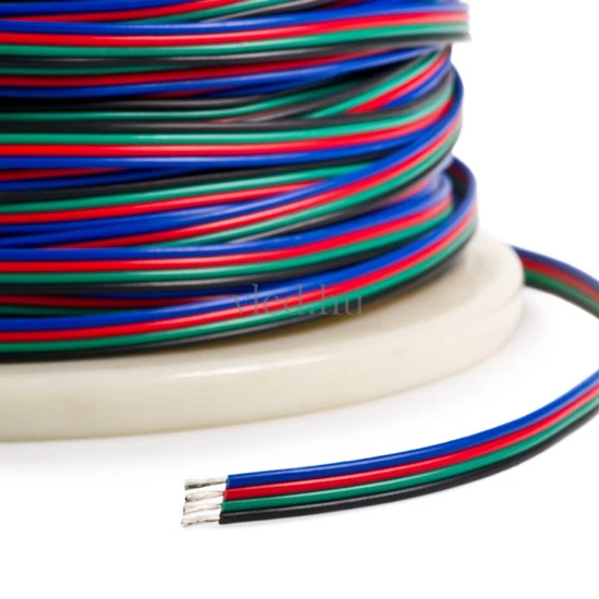RGB LED szalaghoz 4 eres vezeték
