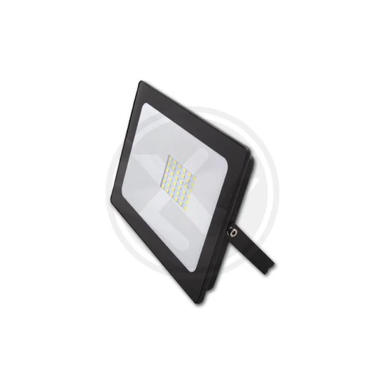 Led-es reflektor smd tiga 30w 4500k fekete