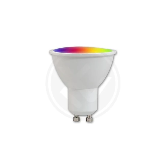 Gu10 wifi rgb + ww / cw 5w led izzó