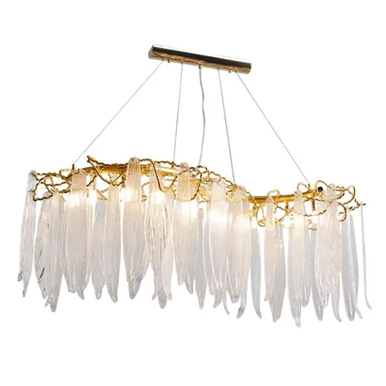 ANTONIO CHANDELIER 8XG9 GOLD/CRYSTALS