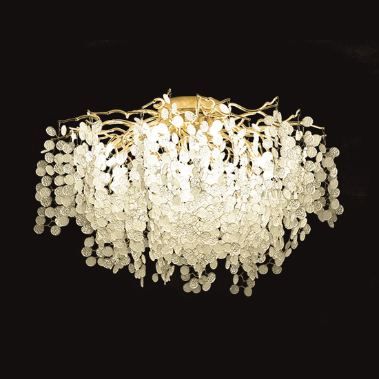 AUSTIN CEILING LAMP 10XG9 GOLD/CRYSTALS