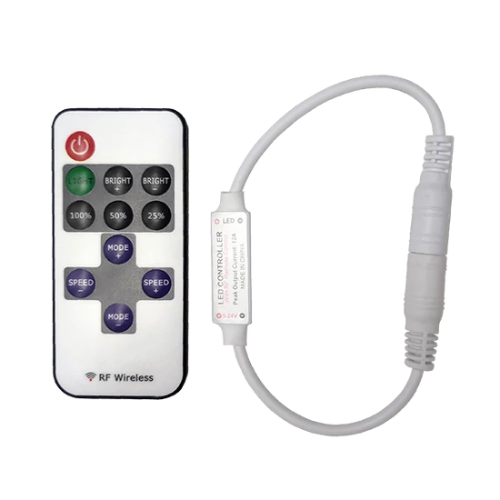 RF MINI DIMMER FOR LED STRIP 5A(72W) 12VDC