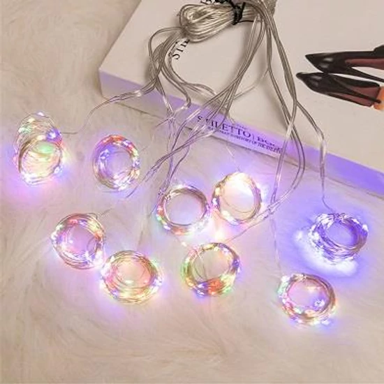 USB LED függöny 5V 300 LED 3x3m RGB távirányító