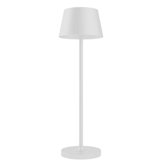 SONIA TABLE LAMP 1XG9 WHITE WITH DIMMER