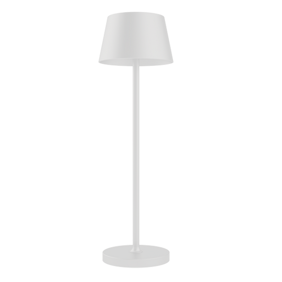 SONIA TABLE LAMP 1XG9 WHITE WITH DIMMER