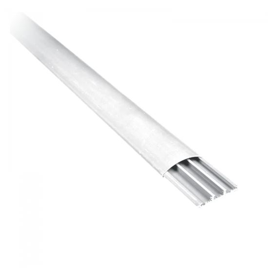 2m 70x20 FLOOR TYPE PLASTIC CABLE TRUNKING WHITE