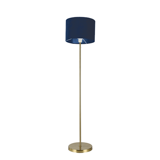 FRANCO FLOOR LAMP 1xE27 BRASS/BLUE