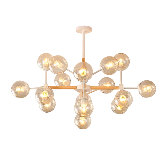 ISABEL CHANDELIER 16XE27 WHITE