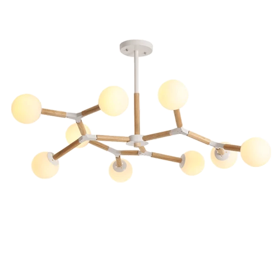 JANE CEILING LAMP 9XE27 WHITE