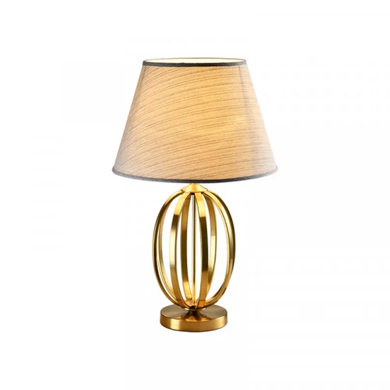ZAHRA TABLE LAMP 1XE27 GOLD/FLAX