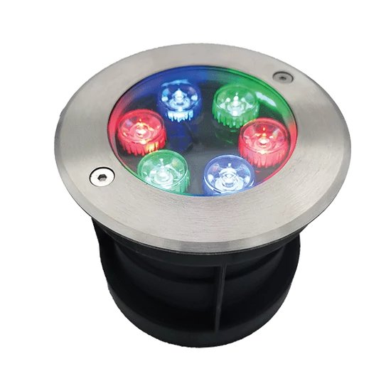 LED UNDERWATER LIGHT 6W RGB, IP68 WITH REMOUTE