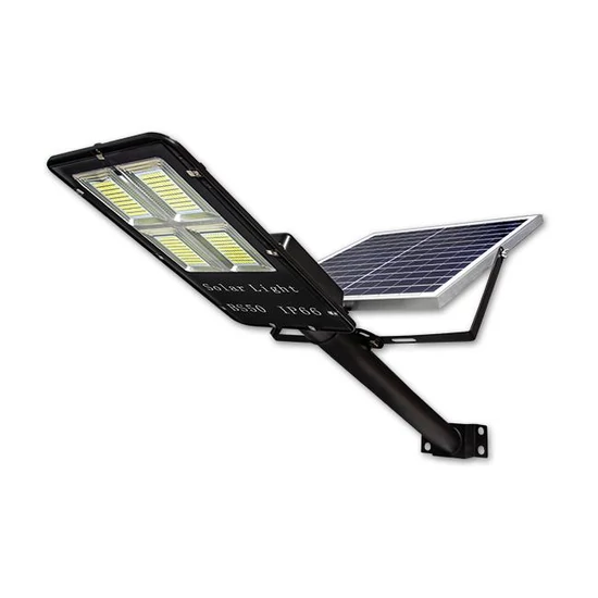 Solar led utcai lámpa 150w ip65 panel 6000k