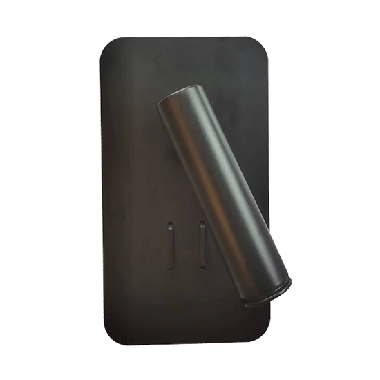 EL-124 LED WALL LAMP 2X3W 3000K BLACK
