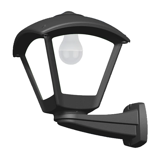 DARIO 250 GARDEN WALL LAMP 1XE27 IP55 BLACK