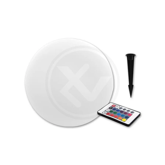 LED kerti gömb lámpa RGB 30cm fehér Akkumulátoros