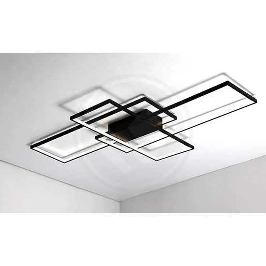 Galaxis Hydra LED csillár 126W 90x50x8 cm fekete