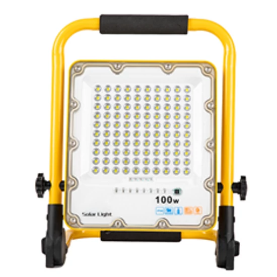 Siga hordozható akkumulátoros smd led reflektor 150w 20ah
