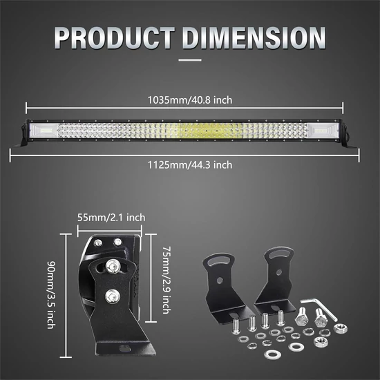 540W-os EPISTAR terepjáró LED-es munkalámpa