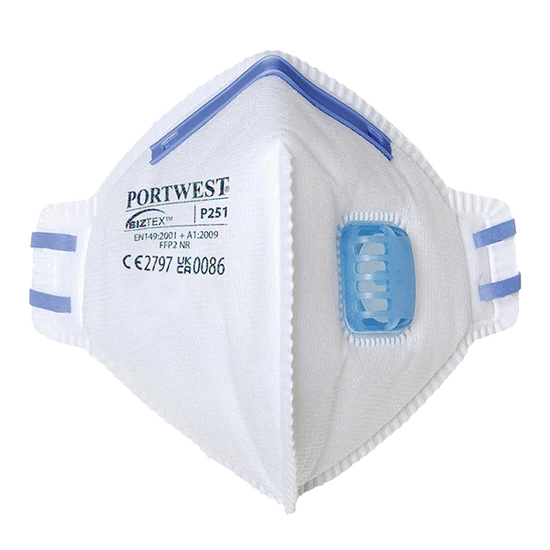P251 FFP2 VALVED FOLD FLAT RESPIRATOR
