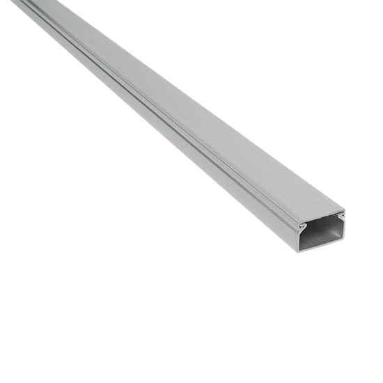 2m. 25X25 PLASTIC CABLE TRUNKING CT2 GREY