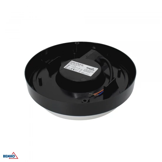 LED lámpa fekete 12W IP54 1150lm mozgásérzékelő