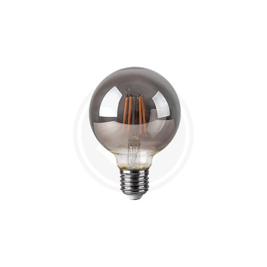Led izzó e27 filament vita g80 2200k 6w füstölt