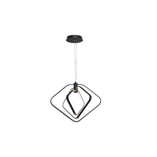 Mesto led függőlámpa 36w 47x35cm 4000k fekete