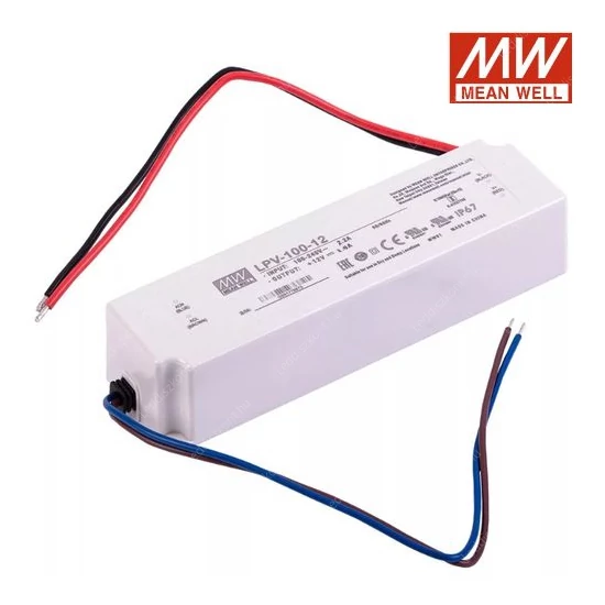 MEAN WELL TÁPEGYSÉG LPV-100-12 100W/12V/0-8,5A