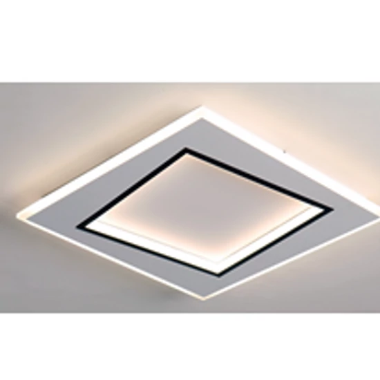 LED csillár 32W 40x40cm 4000K fekete