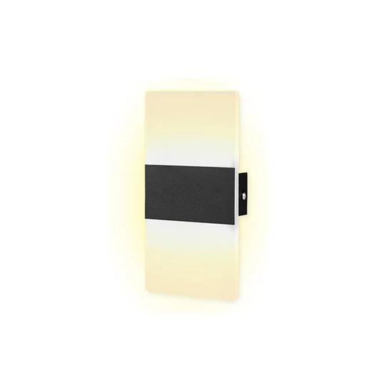Plaxio 5W 40cm 4000K fekete LED fali lámpa