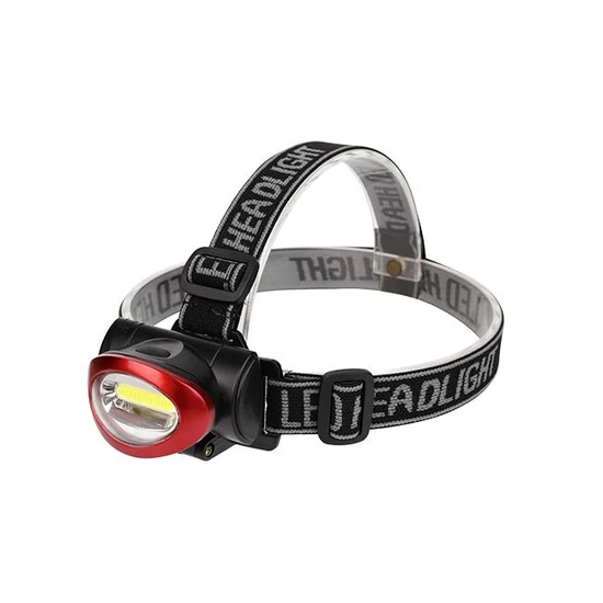Led fejlámpa 3w cob 3xaaa