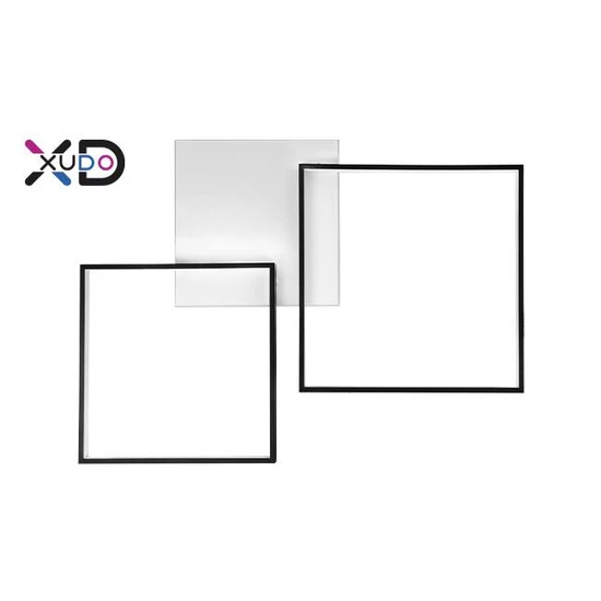 LED csillár 57W 79x58cm fekete állítható színhőmérséklet  távirányító