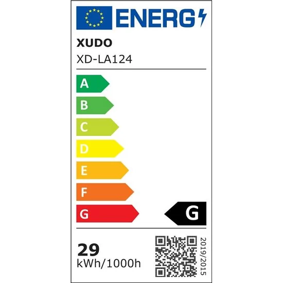 LED csillár 29W 40cm 4000K fekete