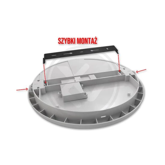 Midas LED mennyezeti lámpa 22W IP65 4000K IK10 mikrohullámú érzékelő