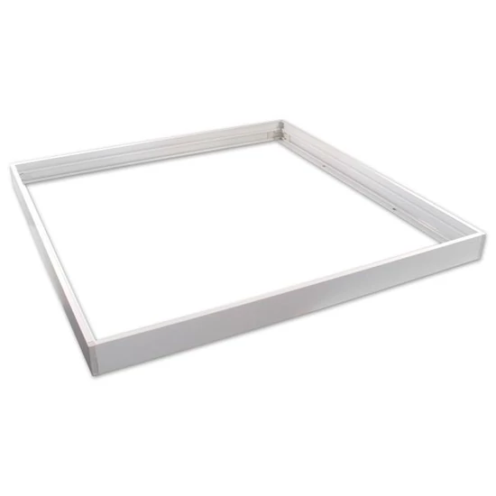 Felületre szerelhető keret led panelhez 600x600, fehér pvc