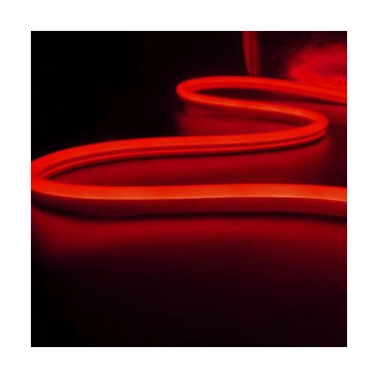 NEON FLEX OLDALIRÁNYBA HAJLÍTHATÓ 24V PIROS 10 MÉTER