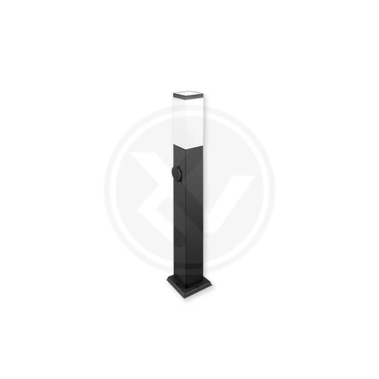 LED kerti lámpa E27 Havana 230V tos aljzattal 65cm fekete