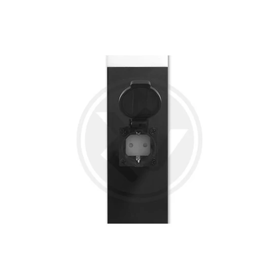 LED kerti lámpa E27 Havana 230V tos aljzattal 65cm fekete