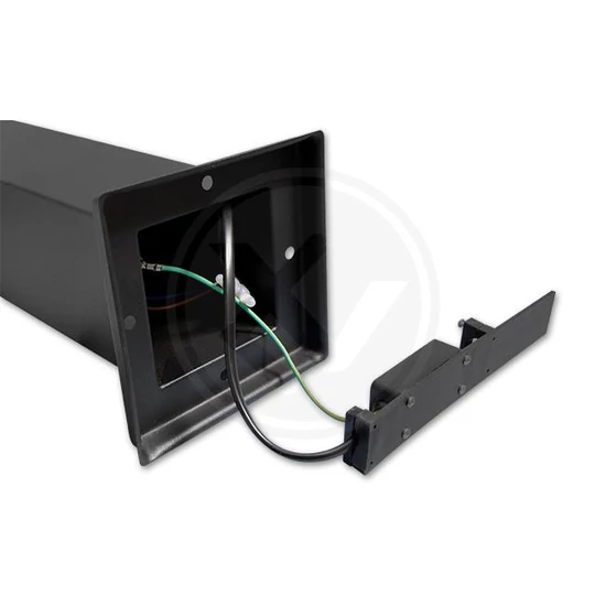 Havana LED kerti lámpa E27 230V tos aljzattal 65cm fekete